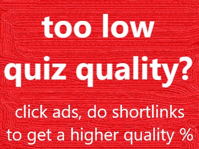 Too low quiz quality because you answered a few questions wrong? Do a shortlink to adjust the percentage